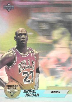 1992-93 Upper Deck European (Spanish) - Award Winner Holograms #EB1 Michael Jordan Front