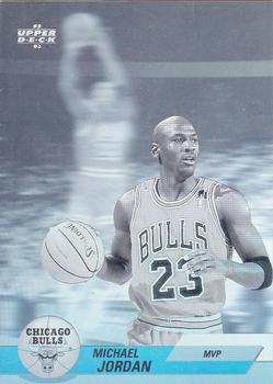 1992-93 Upper Deck European (Spanish) - Award Winner Holograms #EB9 Michael Jordan Front