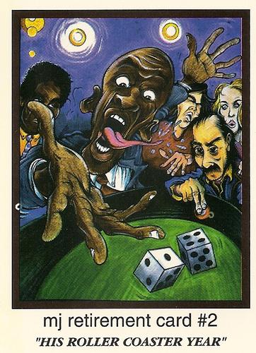 1993 First Amendment Publishing Skinnies #119 Jordan Retires Front