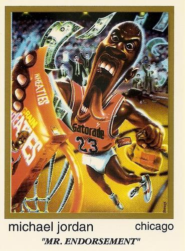 1993 First Amendment Publishing Skinnies #168 Michael Jordan Front