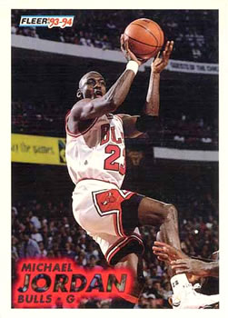 1993-94 Fleer #28 Michael Jordan Front