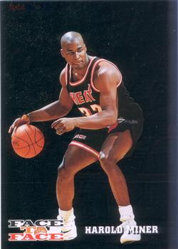 1993-94 Hoops - Face to Face #FTF10 Harold Miner / Michael Jordan Front