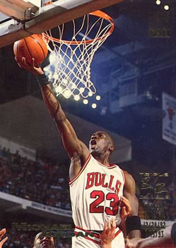 1993-94 Stadium Club #1 Michael Jordan Front