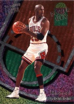 1993-94 Ultra - Power in the Key #2 Michael Jordan Front