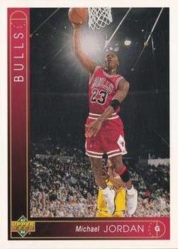 1993-94 Upper Deck - Box Bottoms #NNO Michael Jordan - Series One Front