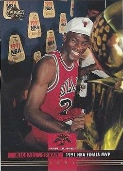 1993-94 Upper Deck - Michael Jordan Mr. June #MJ3 Michael Jordan - 1991 NBA Finals MVP Front