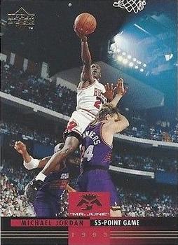 1993-94 Upper Deck - Michael Jordan Mr. June #MJ7 Michael Jordan - 55-Point Game Front