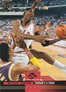 1993-94 Upper Deck German #166 Michael Jordan / A Steal Front
