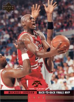 1993-94 Upper Deck German #171 Michael Jordan / Back-To-Back Front