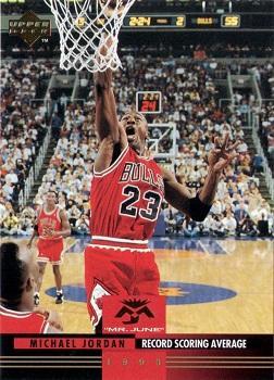1993-94 Upper Deck German #173 Michael Jordan / Scoring Avg. Front