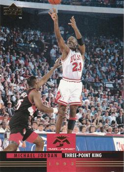 1993-94 Upper Deck Spanish #170 Michael Jordan - Three-Point King Front
