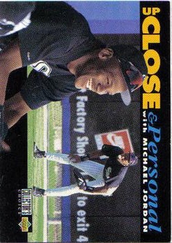 1994 Collector's Choice #635 Michael Jordan - BASE: Black stripe at bottom of card Front