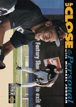 1994 Collector's Choice #635 Michael Jordan - VAR: White stripe at bottom of card Front