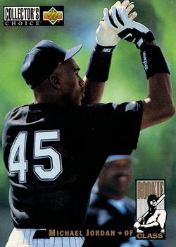 1994 Collector's Choice #661 Michael Jordan - BASE: Gold lettering on front Front