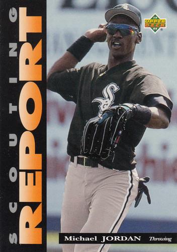 1994 Upper Deck Minor League - Scouting Report Jumbo #SR3 Michael Jordan Front