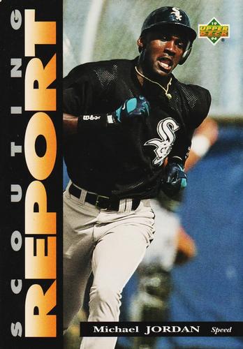 1994 Upper Deck Minor League - Scouting Report Jumbo #SR4 Michael Jordan Front