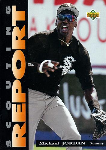 1994 Upper Deck Minor League - Scouting Report Jumbo #SR5 Michael Jordan Front