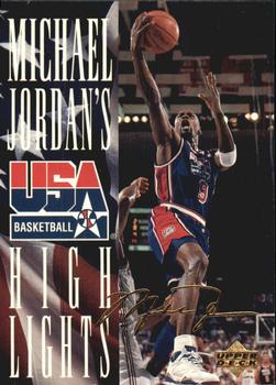 1994 Upper Deck USA - Michael Jordan's Highlights #JH2 Michael Jordan Front