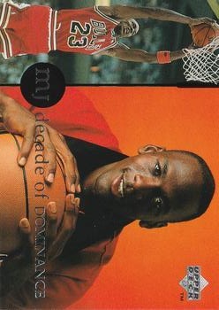 1994-95 Collector's Choice French - Michael Jordan Rare Air Decade of Dominance #J2 Michael Jordan Front