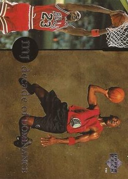 1994-95 Collector's Choice French - Michael Jordan Rare Air Decade of Dominance #J5 Michael Jordan Front