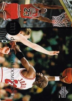 1994-95 Collector's Choice French - Michael Jordan Rare Air Decade of Dominance #J9 Michael Jordan Front