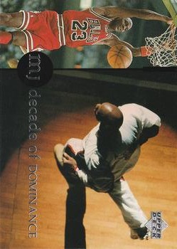 1994-95 Collector's Choice German - Michael Jordan Rare Air Decade of Dominance #J1 Michael Jordan Front