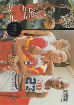 1994-95 Collector's Choice German - Michael Jordan Rare Air Decade of Dominance #J4 Michael Jordan Front