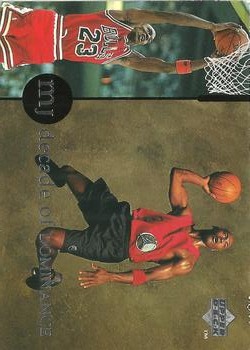 1994-95 Collector's Choice German - Michael Jordan Rare Air Decade of Dominance #J5 Michael Jordan Front