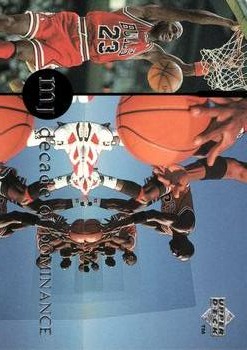 1994-95 Collector's Choice German - Michael Jordan Rare Air Decade of Dominance #J7 Michael Jordan Front