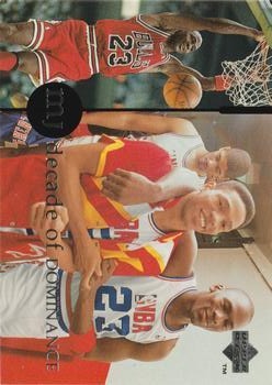 1994-95 Collector's Choice Italian - Michael Jordan Rare Air Decade of Dominance #J4 Michael Jordan Front