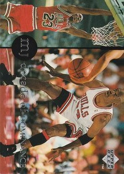 1994-95 Collector's Choice Italian - Michael Jordan Rare Air Decade of Dominance #J6 Michael Jordan Front