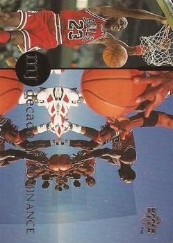 1994-95 Collector's Choice Italian - Michael Jordan Rare Air Decade of Dominance #J7 Michael Jordan Front