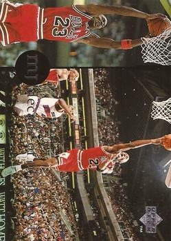 1994-95 Collector's Choice Italian - Michael Jordan Rare Air Decade of Dominance #J8 Michael Jordan Front