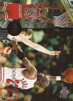1994-95 Collector's Choice Italian - Michael Jordan Rare Air Decade of Dominance #J9 Michael Jordan Front