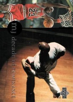 1994-95 Collector's Choice Spanish - Michael Jordan Rare Air Decade of Dominance #J1 Michael Jordan Front