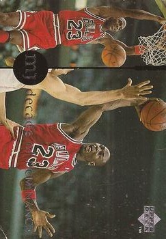 1994-95 Collector's Choice Spanish - Michael Jordan Rare Air Decade of Dominance #J10 Michael Jordan Front