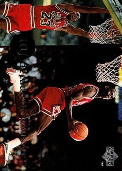 1994-95 Collector's Choice Spanish - Michael Jordan Rare Air Decade of Dominance #J3 Michael Jordan Front