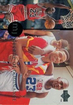 1994-95 Collector's Choice Spanish - Michael Jordan Rare Air Decade of Dominance #J4 Michael Jordan Front