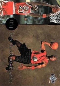 1994-95 Collector's Choice Spanish - Michael Jordan Rare Air Decade of Dominance #J5 Michael Jordan Front