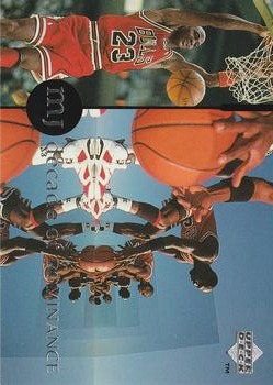 1994-95 Collector's Choice Spanish - Michael Jordan Rare Air Decade of Dominance #J7 Michael Jordan Front
