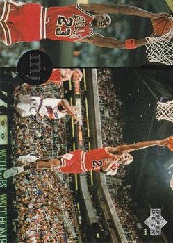 1994-95 Collector's Choice Spanish - Michael Jordan Rare Air Decade of Dominance #J8 Michael Jordan Front