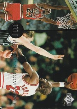 1994-95 Collector's Choice Spanish - Michael Jordan Rare Air Decade of Dominance #J9 Michael Jordan Front