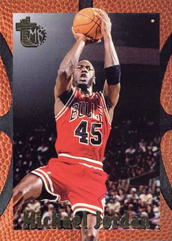 1994-95 Topps Embossed #121 Michael Jordan Front