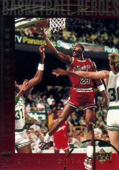 1994-95 Upper Deck - Basketball Heroes: Michael Jordan #38 Michael Jordan - 1986 63-Point Game Front