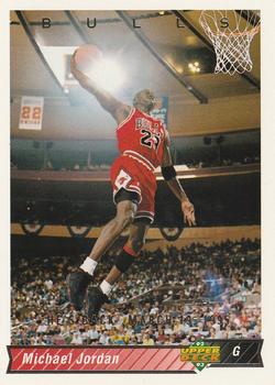 1994-95 Upper Deck - Michael Jordan He's Back Reprints #23 Michael Jordan - 1992-93 Upper Deck Front