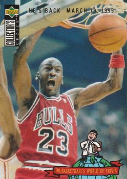 1994-95 Upper Deck - Michael Jordan He's Back Reprints #402 Michael Jordan - 1994-95 Collector's Choice Front