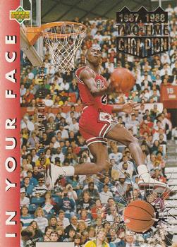 1994-95 Upper Deck - Michael Jordan He's Back Reprints #453 Michael Jordan - 1992-93 Upper Deck Front