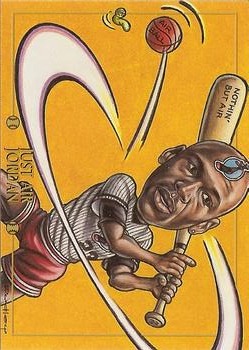 1995 Cardtoons #95 Just Air Jordan Front