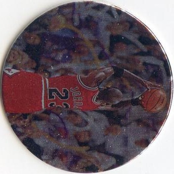 1995 Upper Deck Michael Jordan Milk Caps - Foil #S11 Michael Jordan Front