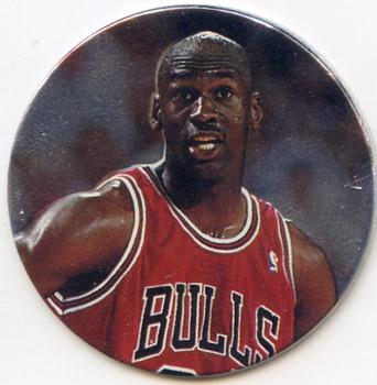 1995 Upper Deck Michael Jordan Milk Caps - Foil #S14 Michael Jordan Front